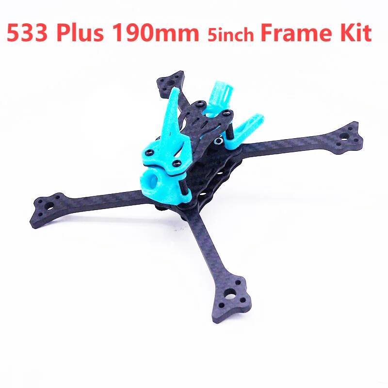 Drone Kit Octocopter - 5mmアーム付きFIVE33-X-typeスプリットフレームキット,190カーボンファイバー,fpv rcクワッドコプター,533プラス
